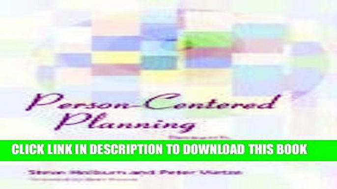 [PDF] Person-Centered Planning: Research Practice and Future Directions Popular Online