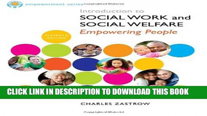 New Book Brooks/Cole Empowerment Series: Introduction to Social Work and Social Welfare