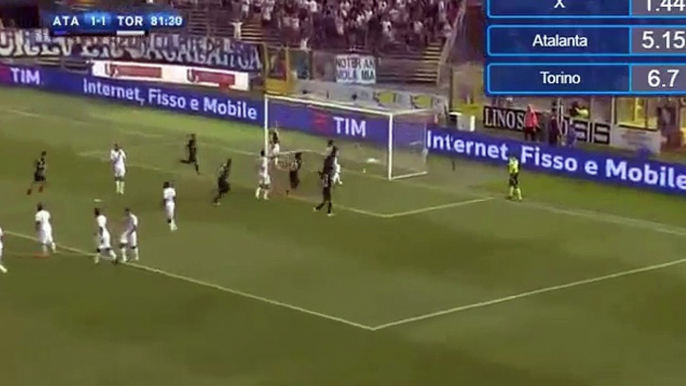 Franck Kessie Penalty Goal - Atalanta vs Torino 2-1 (Serie A) 11.09.2016 HD