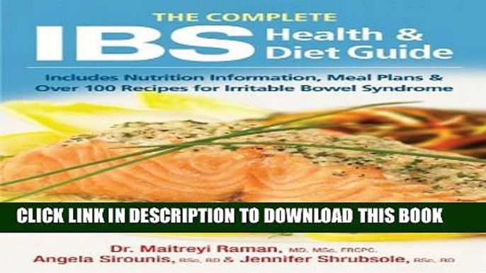 Collection Book The Complete IBS Health and Diet Guide: Includes Nutrition Information, Meal Plans