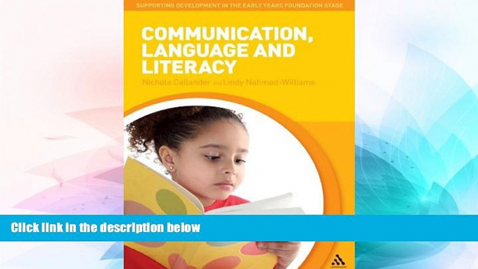 Must Have PDF  Communication, Language and Literacy (Supporting Development in the Early Years