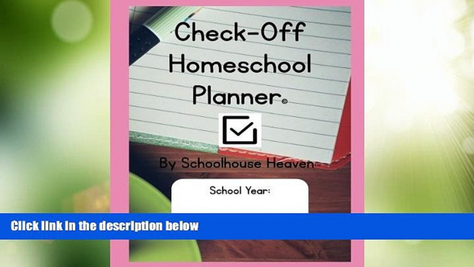 Big Deals  Check-Off Homeschool Planner  Best Seller Books Most Wanted