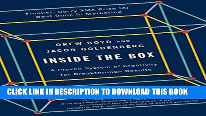 New Book Inside the Box: A Proven System of Creativity for Breakthrough Results