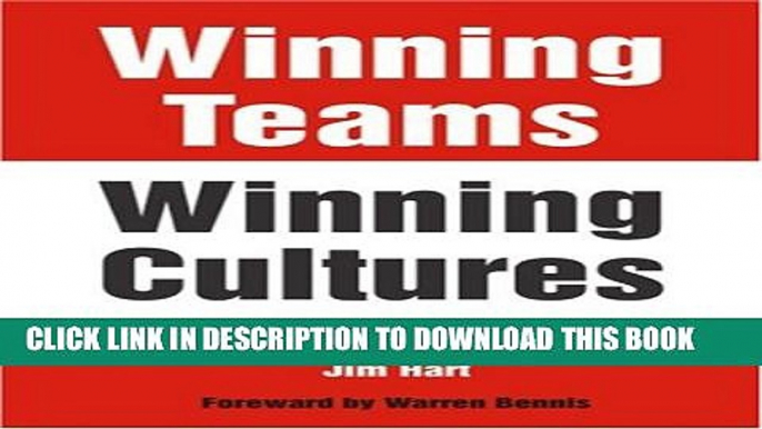 Collection Book Winning Teams--Winning Cultures