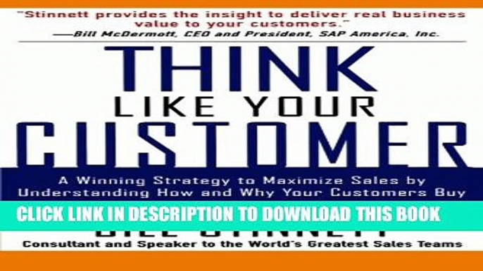 Collection Book Think Like Your Customer: A Winning Strategy to Maximize Sales by Understanding