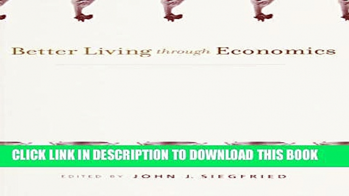 Collection Book Better Living through Economics