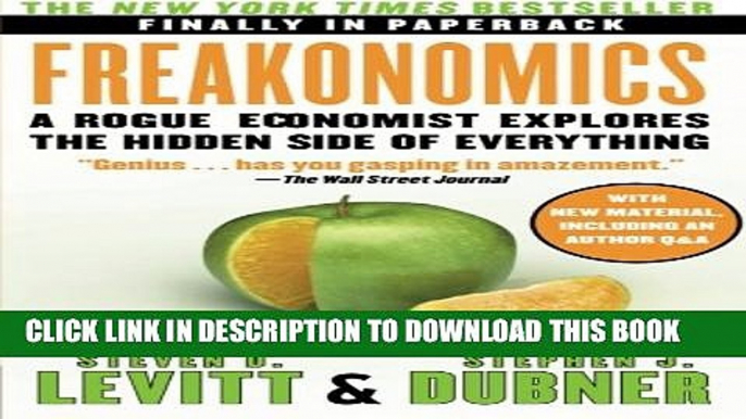 Collection Book Freakonomics: A Rogue Economist Explores the Hidden Side of Everything