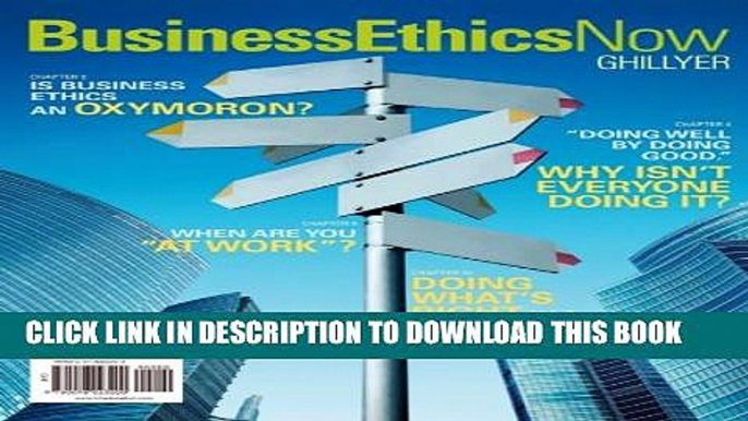 Collection Book Business Ethics Now