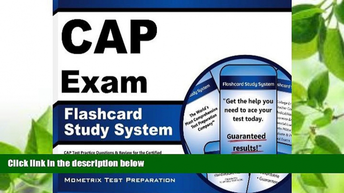 behold  CAP Exam Flashcard Study System: CAP Test Practice Questions   Review for the Certified