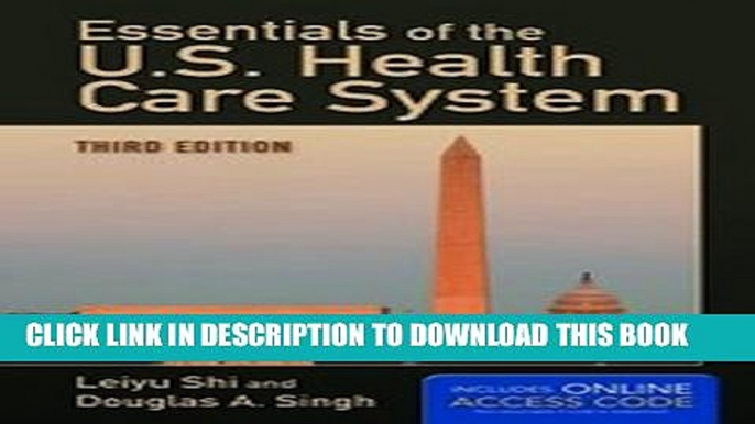 New Book Essentials Of The U.S. Health Care System