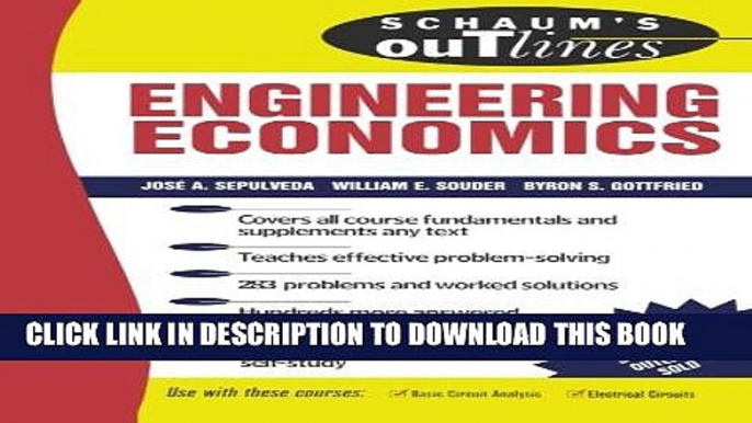 [PDF] Schaum s Outline of Engineering Economics Popular Online