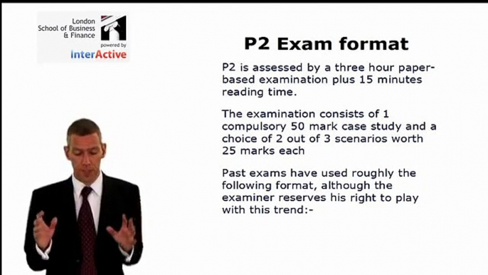 LSBF ACCA P2: Introduction to the Paper Part 2