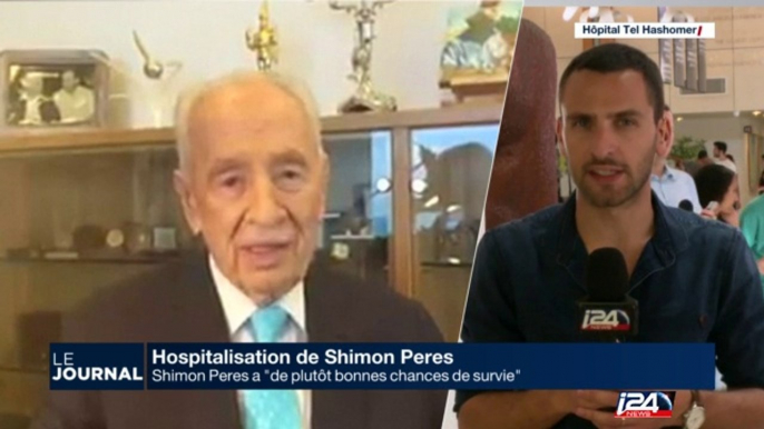 Shimon Pérès dans un "état grave mais stable" après un AVC hémorragique