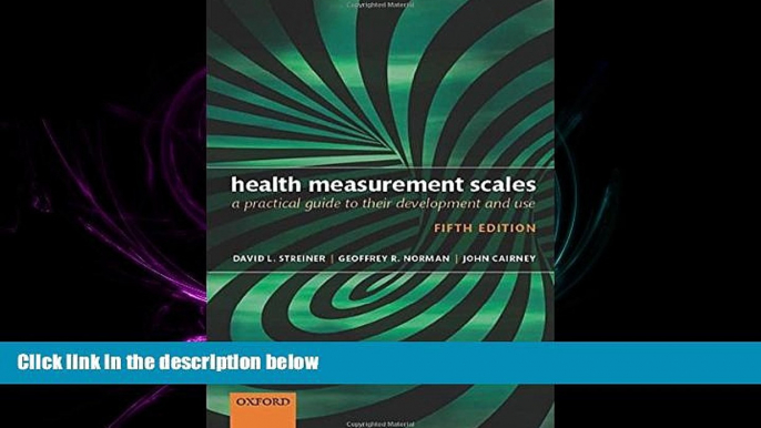 there is  Health Measurement Scales: A practical guide to their development and use