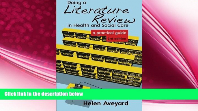 there is  Doing A Literature Review In Health And Social Care: A Practical Guide