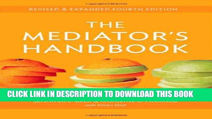 [PDF] The Mediator s Handbook: Revised   Expanded Fourth Edition Full Collection