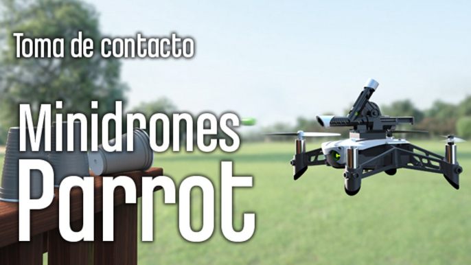 Toma de contacto con los nuevos Minidrones de Parrot