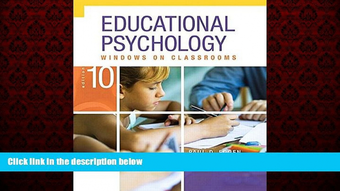 Choose Book Educational Psychology: Windows on Classrooms, Enhanced Pearson eText with Loose-Leaf