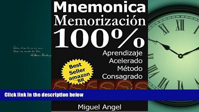 For you MemorizaciÃ³n y aprendizaje acelerado - Mnemonica (MnemÃ´nica nÂº 1) (Spanish Edition)