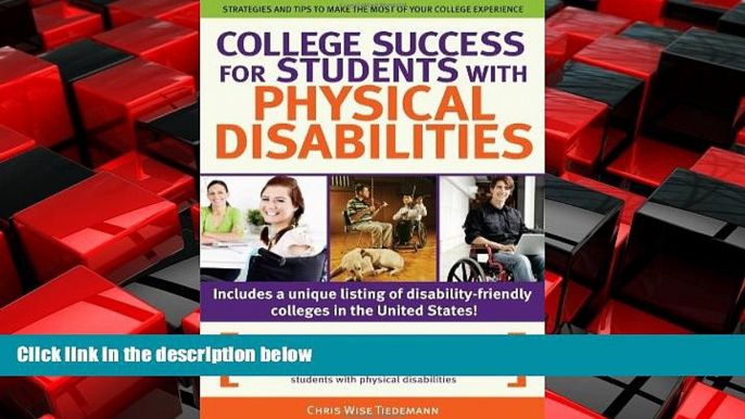 Big Deals  College Success for Students With Physical Disabilities  Best Seller Books Best Seller