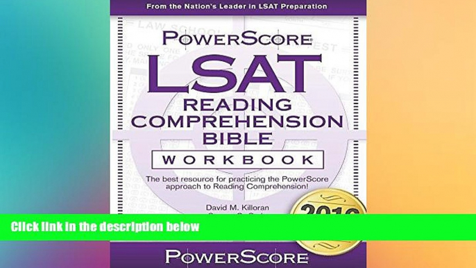 Big Deals  The PowerScore LSAT Reading Comprehension Bible Workbook  Best Seller Books Best Seller