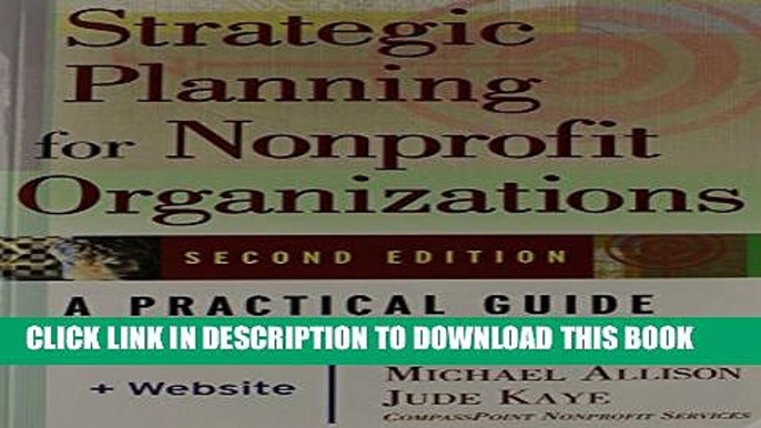 Collection Book Strategic Planning for Nonprofit Organizations: A Practical Guide and Workbook,