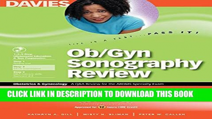 New Book Ob/Gyn Sonography Review: A Review for the Ardms Obstetrics   Gynecology Exam