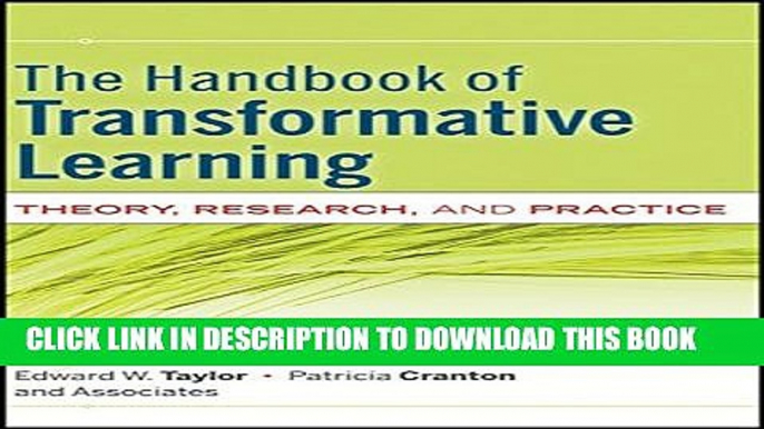 Collection Book The Handbook of Transformative Learning: Theory, Research, and Practice