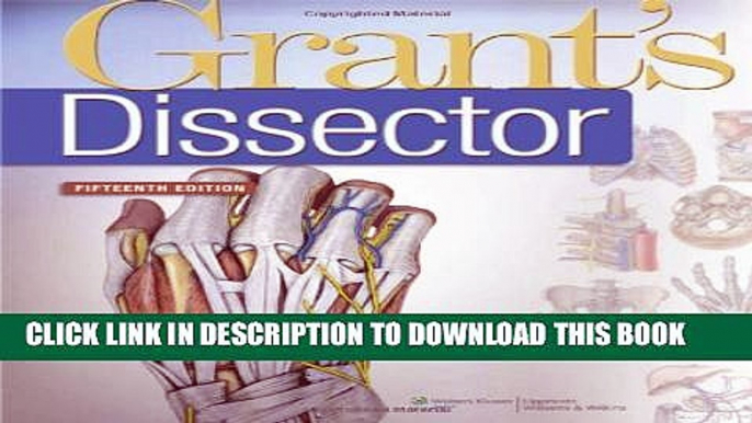 Collection Book Grant s Dissector (Tank, Grant s Dissector) 15th edition