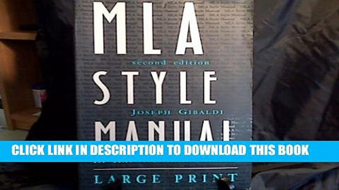 [PDF] MLA Style Manual and Guide to Scholarly Publishing, 2nd Edition Popular Online