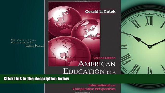 eBook Download American Education in a Global Society: International and Comparative Perspectives