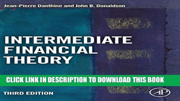 [PDF] Intermediate Financial Theory, Third Edition (Academic Press Advanced Finance) Popular Online