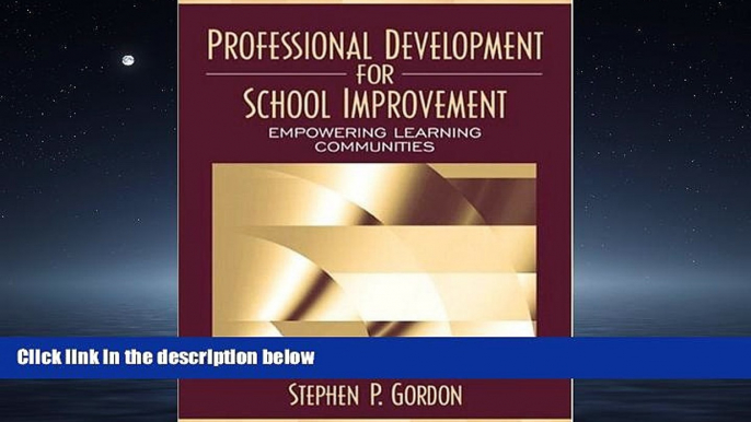 Online eBook Professional Development for School Improvement: Empowering Learning Communities