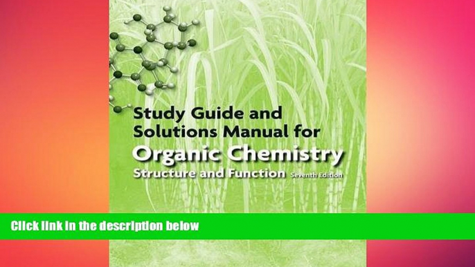 different   Study Guide/Solutions Manual for Organic Chemistry