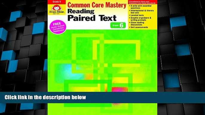 Big Deals  Reading Paired Text, Grade 6 (Reading Paired Text: Common Core Mastery)  Best Seller