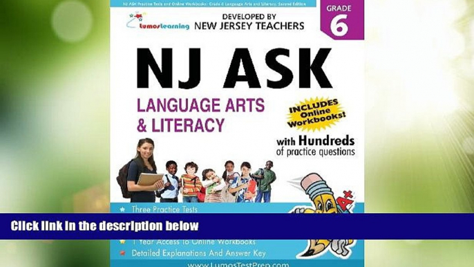 Big Deals  NJ ASK Practice Tests and Online Workbooks: Grade 6 Language Arts and Literacy, Second