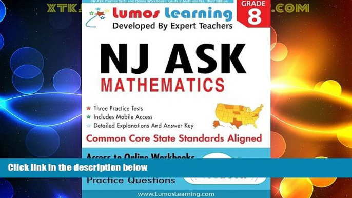 Big Deals  NJ ASK Practice Tests and Online Workbooks: Grade 8 Mathematics, Third Edition: Common