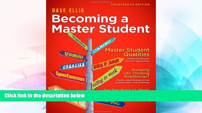 Big Deals  Becoming a Master Student (Textbook-specific CSFI)  Best Seller Books Best Seller