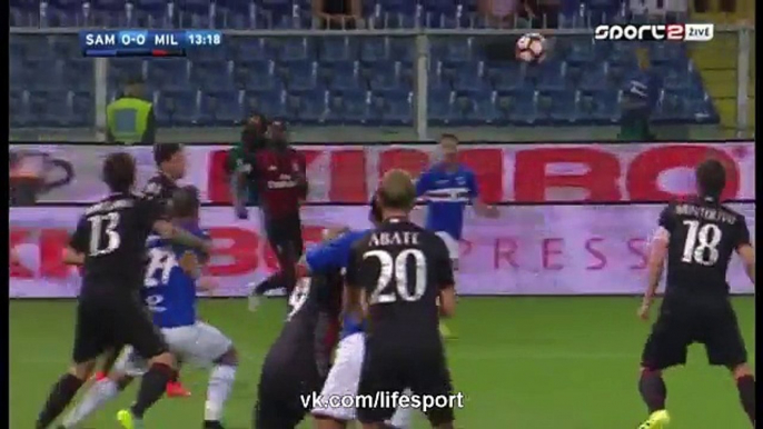 Sampdoria vs AC Milan (0-1) ~ All Goals & Full Highlights ~ 16/09/2016 [HD]