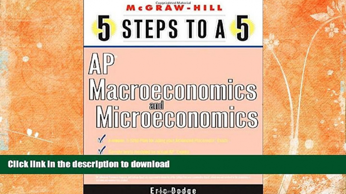 GET PDF  5 Steps to a 5 AP Microeconomics and Macroeconomics (5 Steps to a 5: AP Microeconomics