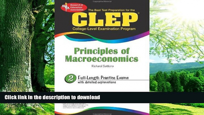 READ  The Best Test Preparation for the CLEP: Principles of Macroeconomics FULL ONLINE