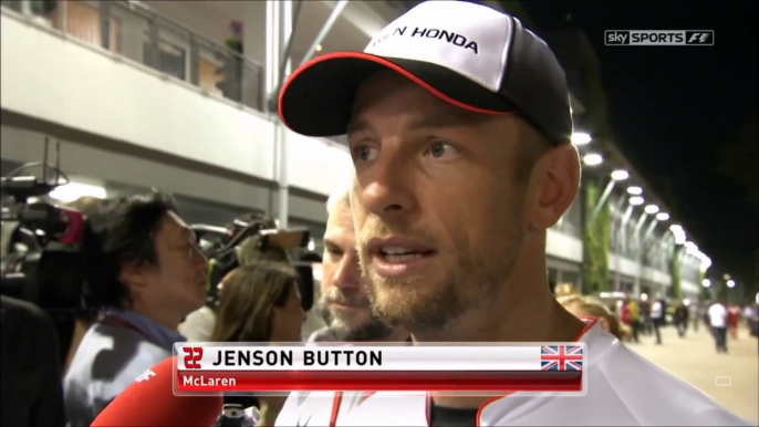 Sky F1: Jenson Button Thursday interview (2016 Singapore Grand Prix)