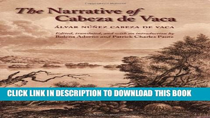 Collection Book The Narrative of Cabeza de Vaca