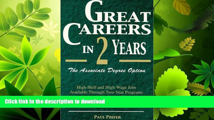READ  Great Careers in Two Years: The Associate Degree Option (Great Careers in 2 Years: The
