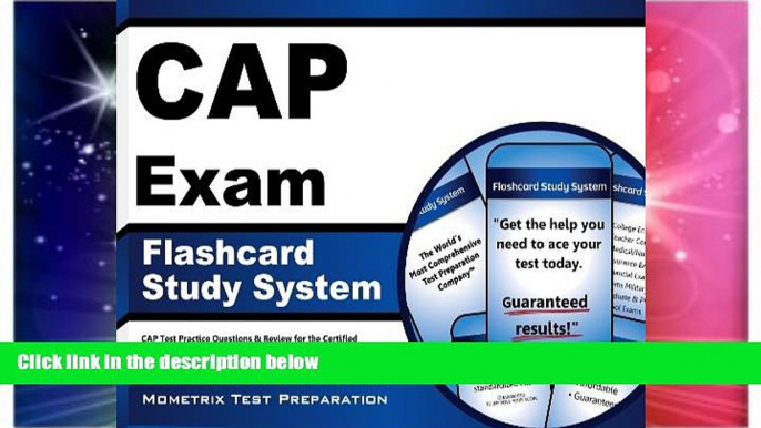 Big Deals  CAP Exam Flashcard Study System: CAP Test Practice Questions   Review for the Certified