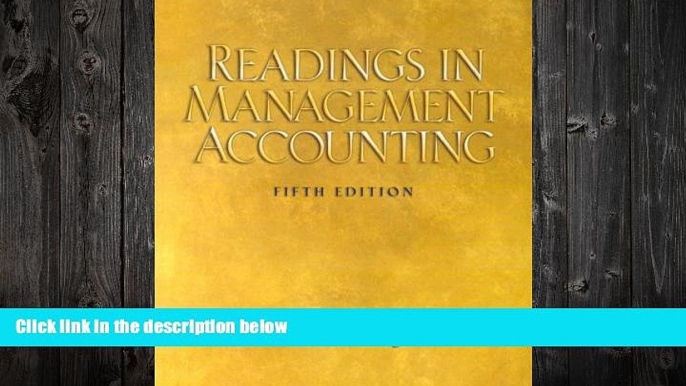 READ book  Readings in Management    Accounting (5th Edition)  FREE BOOOK ONLINE