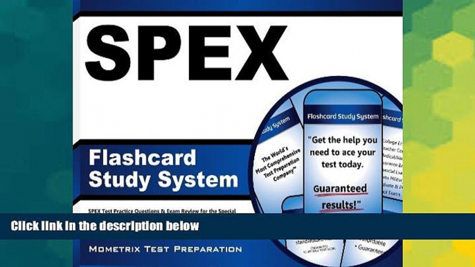 Big Deals  SPEX Flashcard Study System: SPEX Test Practice Questions   Exam Review for the Special