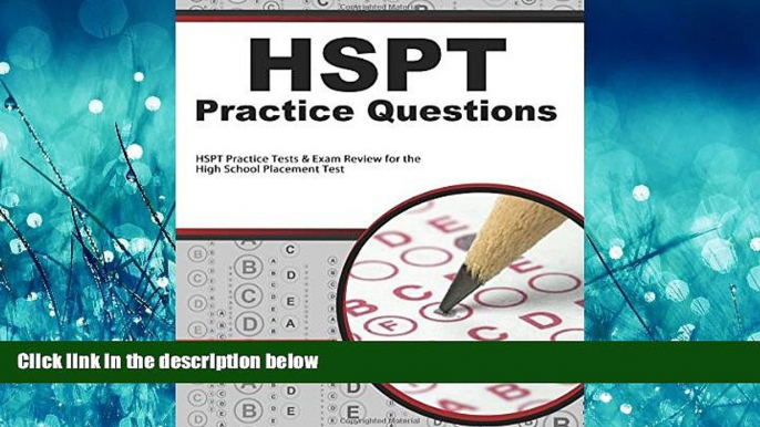 Choose Book HSPT Practice Questions: HSPT Practice Tests   Exam Review for the High School