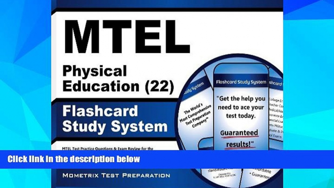 Big Deals  MTEL Physical Education (22) Flashcard Study System: MTEL Test Practice Questions