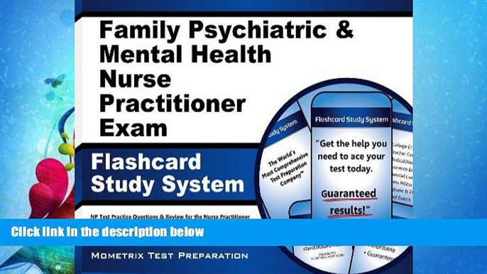 FAVORITE BOOK  Family Psychiatric   Mental Health Nurse Practitioner Exam Flashcard Study System: